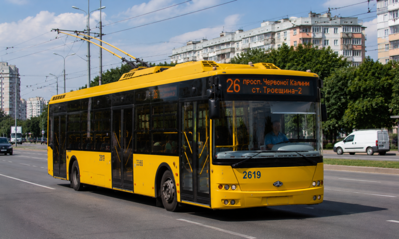 Тролейбус №26 у Києві: маршрут, зупинки та розклад