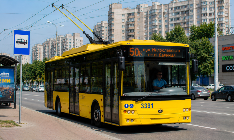 Тролейбус №50К у Києві: маршрут, зупинки та розклад