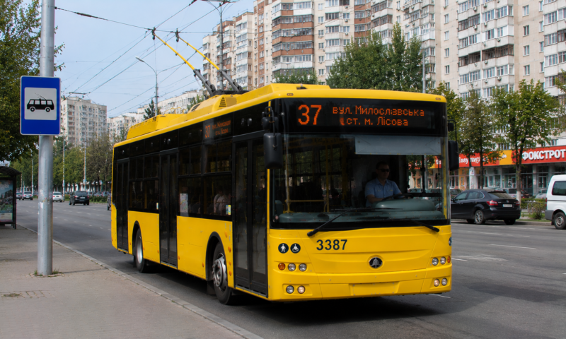 Тролейбус №37 у Києві: маршрут, зупинки та розклад