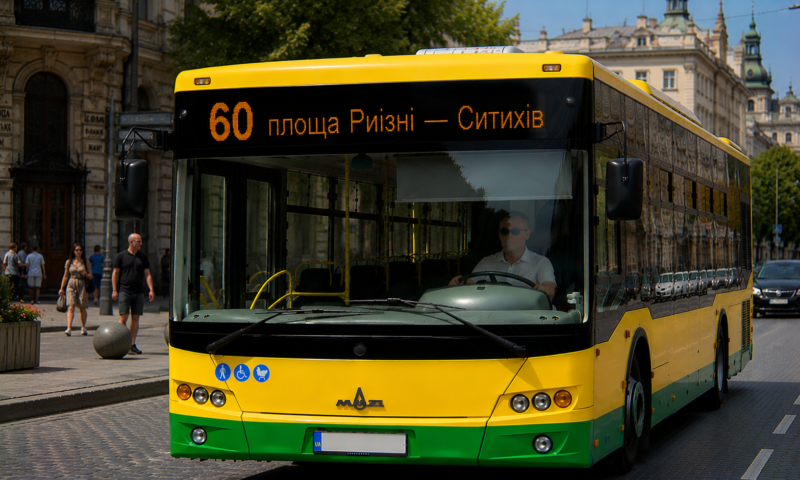 Автобус №60 у Львові: через Малехів до Ситихова