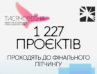 До заключного туру «Тисячовесни» потрапили 1227 проєктів