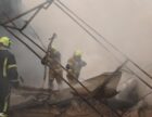 Вночі російські сили завдали ракетного удару по Києву, рятувальники повідомляють про 10 поранених.
