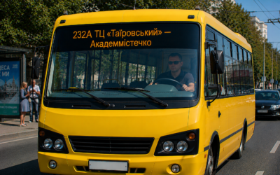 Маршрутка №232А в Одесі: через усе місто до Академмістечка