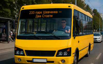 Маршрутка №233 в Одесі: від парку Шевченка до Двох Стовпів