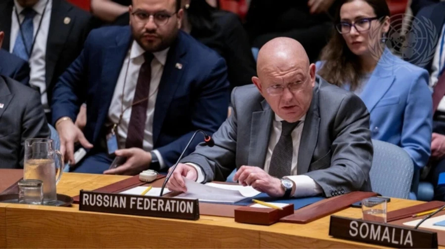 Небензя на засіданні Радбезу ООН висловив невдоволення санкціями України проти творців «Маші та Ведмедя»