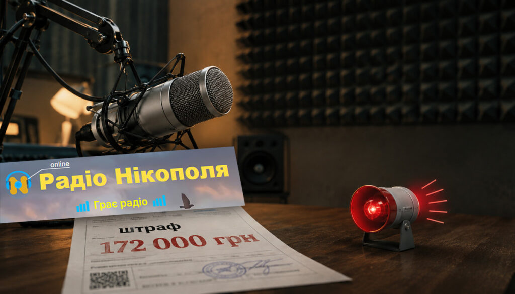 Радіо Нікополя та суперечлива політика штрафів Нацради