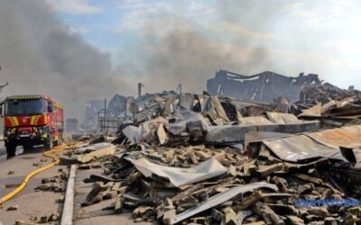 Резервний склад одного з видавництв постраждав від атаки РФ