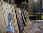 У Львові презентували експозицію «Святі образи на коробках від снарядів» на честь загиблих оборонців.