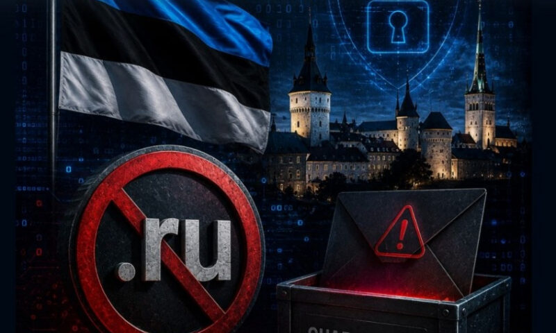 Естонія заборонила отримання електронної пошти з російських серверів у державних органах.
