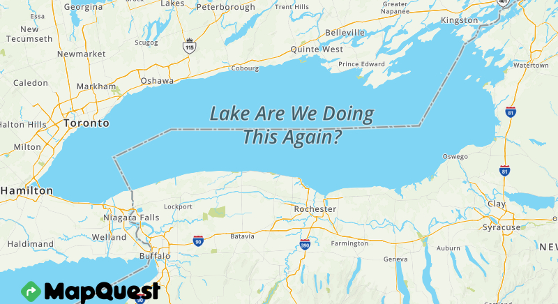 MapQuest став лідером серед навігаційних додатків у США після відмови змінювати назву озера Онтаріо