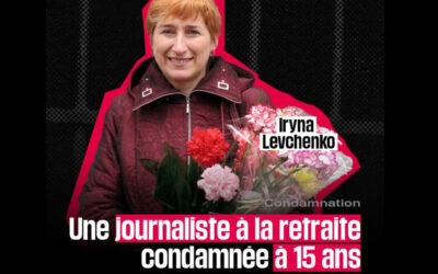 «Репортери без кордонів» засудили вирок журналістці Ірині Левченко та вимагали її звільнення.