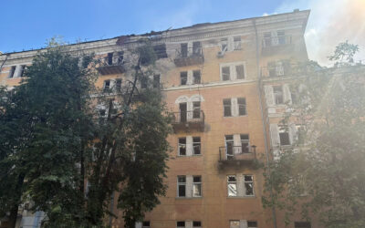 Російський безпілотник обстріляв Київський національний університет харчових технологій.