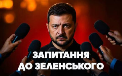 Вісім українських журналістів звернулися до Зеленського з питаннями.