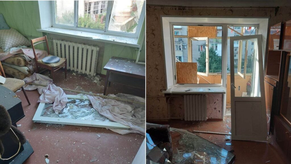 Внаслідок обстрілу рашистів у Слов’янську постраждала оселя журналіста і військового Дмитра Браславського.