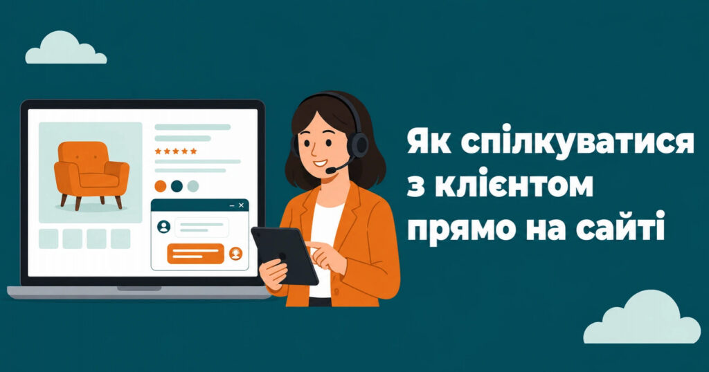 Як вести діалог із покупцем безпосередньо на вебсайті